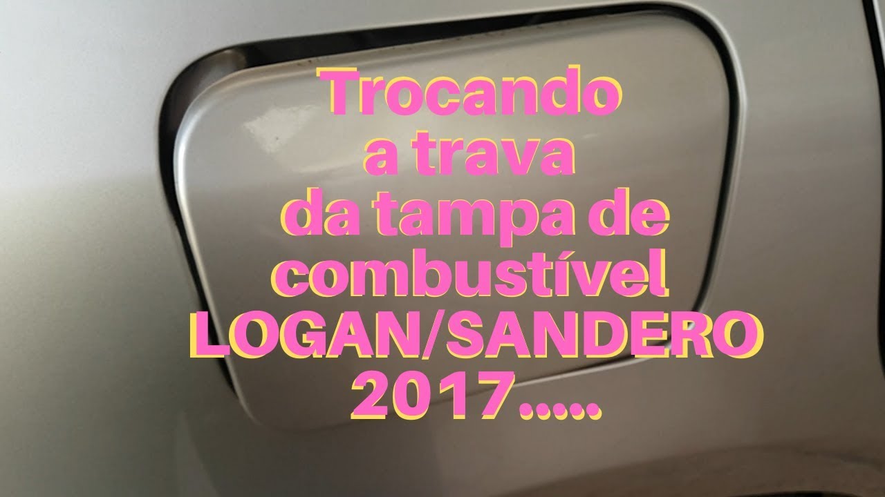 trava da portinhola da tampa de combustível Logan e Sandero