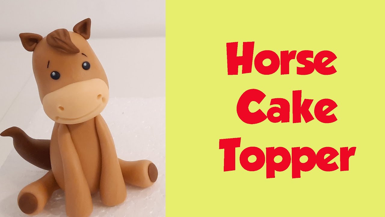How to Make a Horse Fondant Cake Topper Video Tutorial