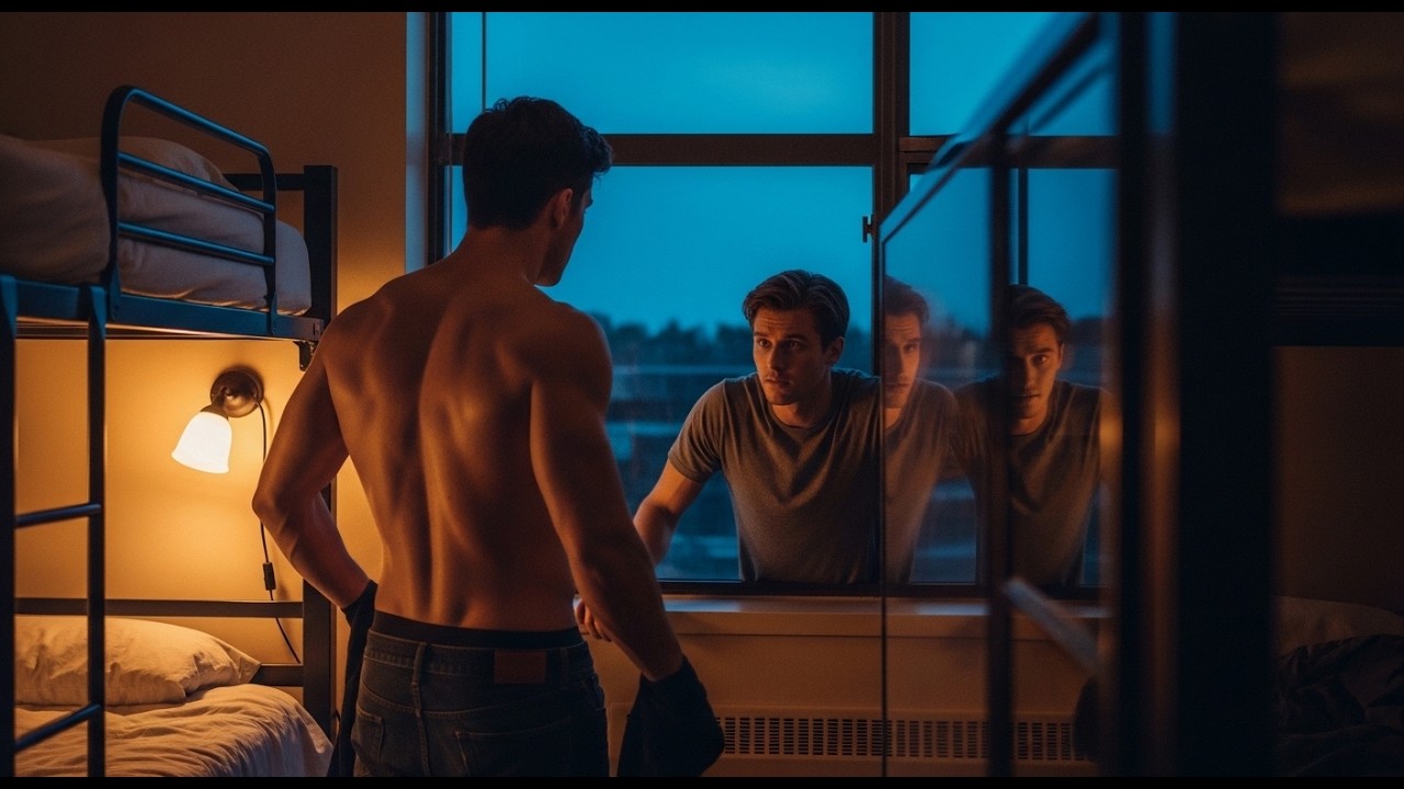 My Bunkmate Turned Away When I Changed - I Saw Him Looking in the Window Reflection | Gay Story