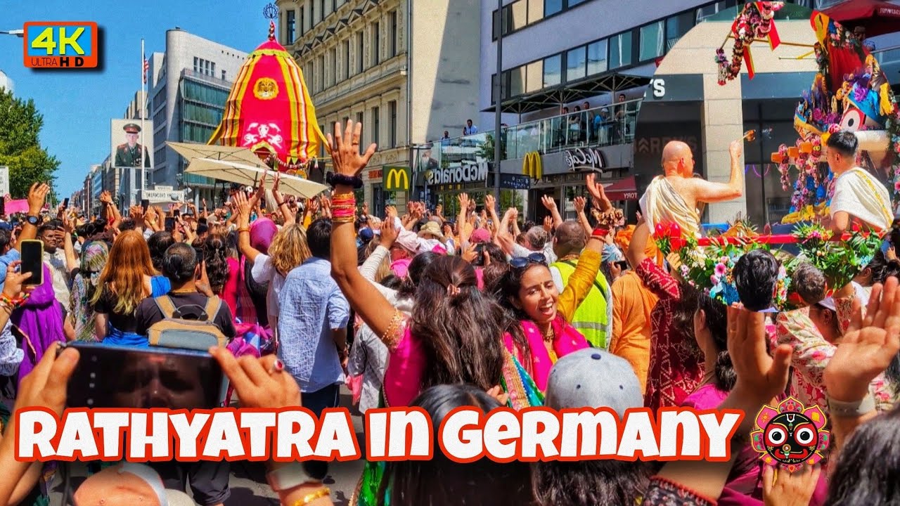 Rath Yatra 2025 Berlin 🇩🇪 | Lord Jagannath Comes to Germany! 🌍🚩