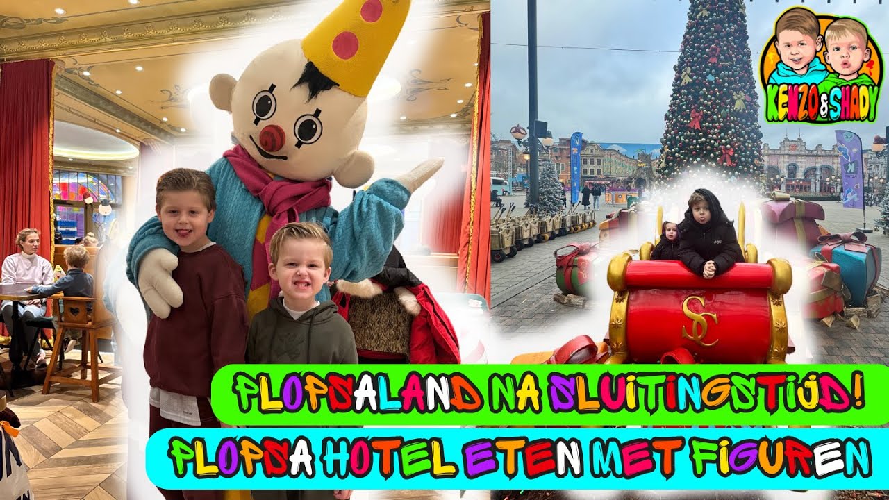IN PLOPSALAND NA SLUTINGSTIJD | ALLE ATRACTIES | PLOPSA HOTEL | ONTBIJTEN MET FIGUREN! #106