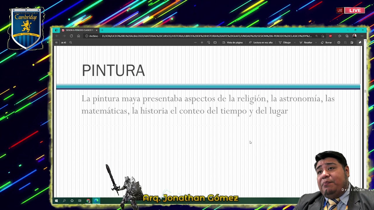 Artes Mayores y Artes Menores Mayas