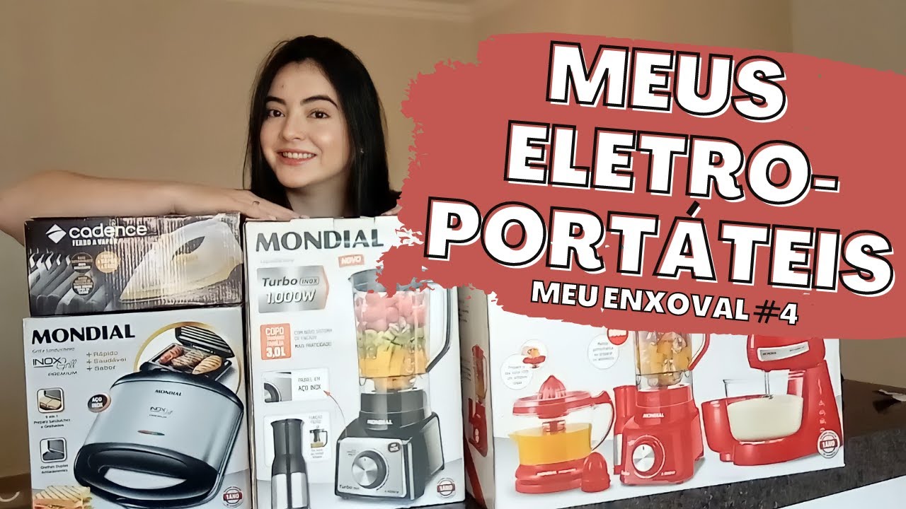 MEUS ELETROPORT&Aacute;TEIS | Eletro-port&aacute;teis essenciais para casa | Enxoval de casa | Gabriella Barbosa