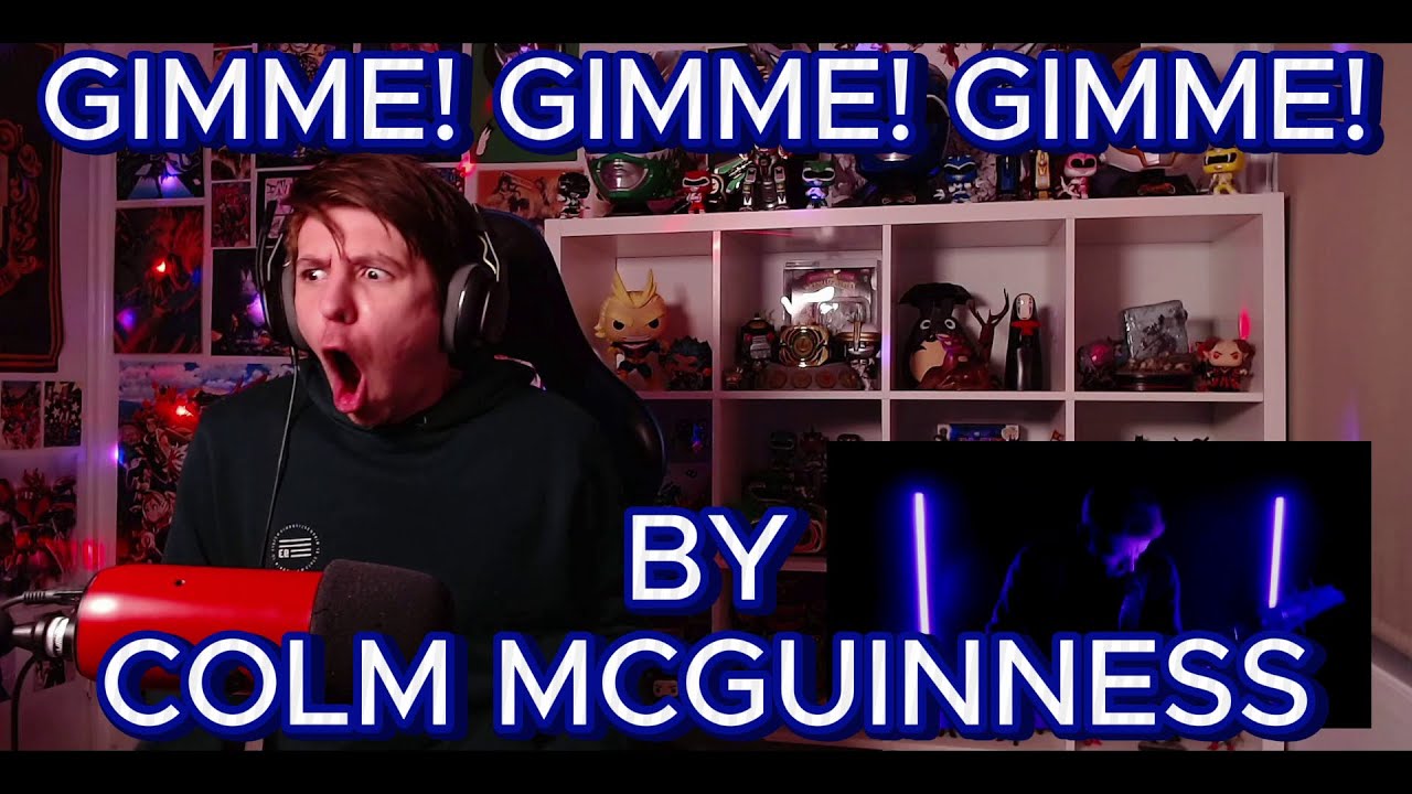 HOW DID HE PULL THIS OFF!!!!!!!!! Blind reaction to Colm R. McGuinness - Gimme! Gimme! Gimme!