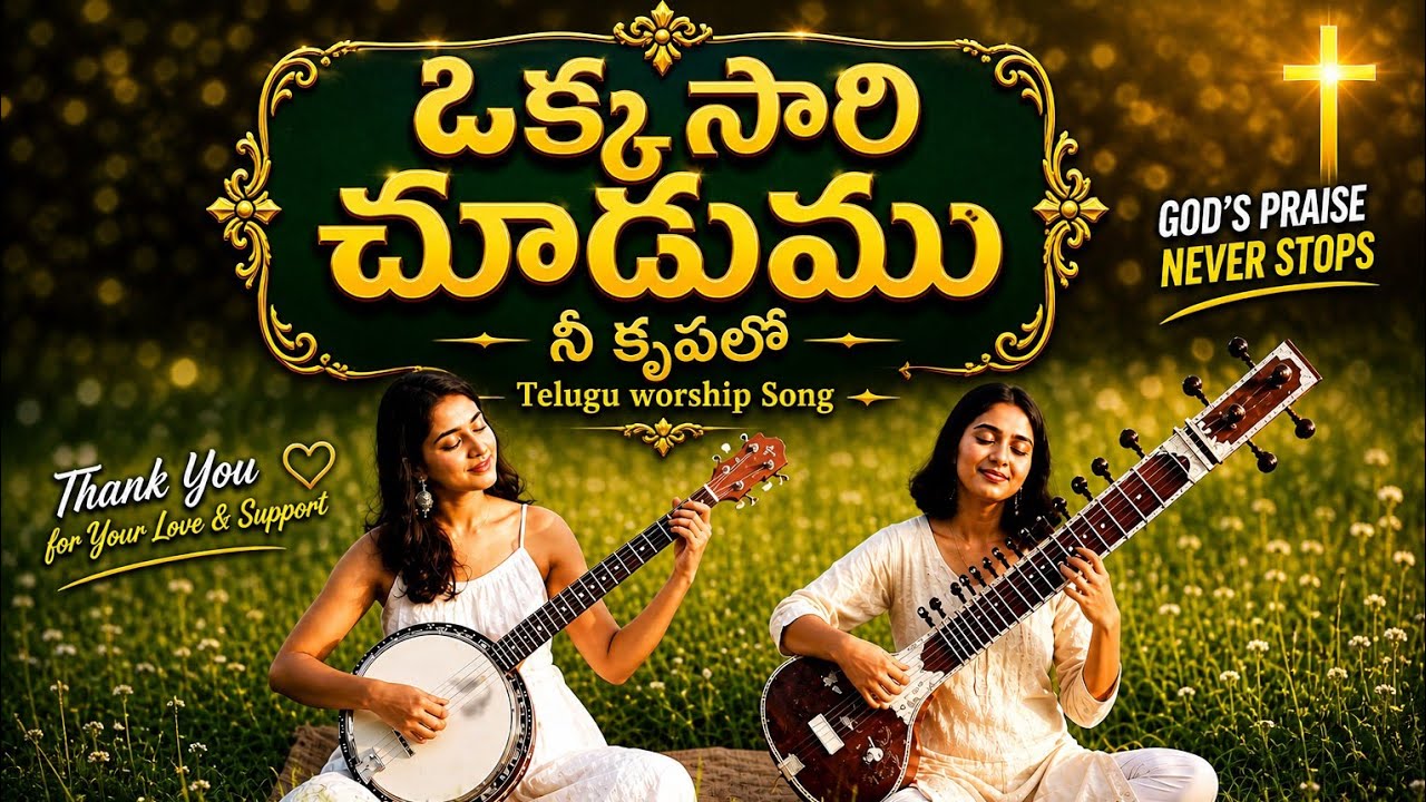 ఒక్కసారి చూడుము నీ కృపలో//#telugusongs //#jesusworshipsongs//#letest newsong 2026