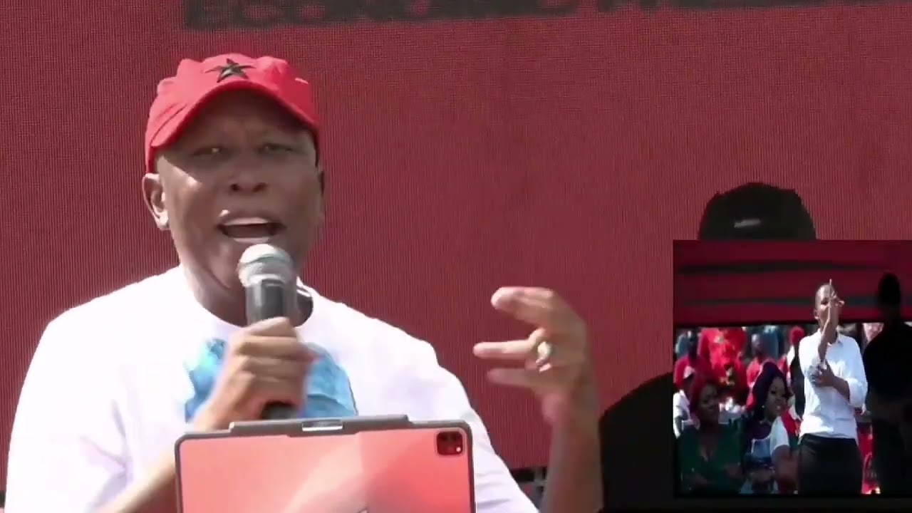 EFF Leader Julius Malema says Herman Mashaba “cant Speak and can't even think”