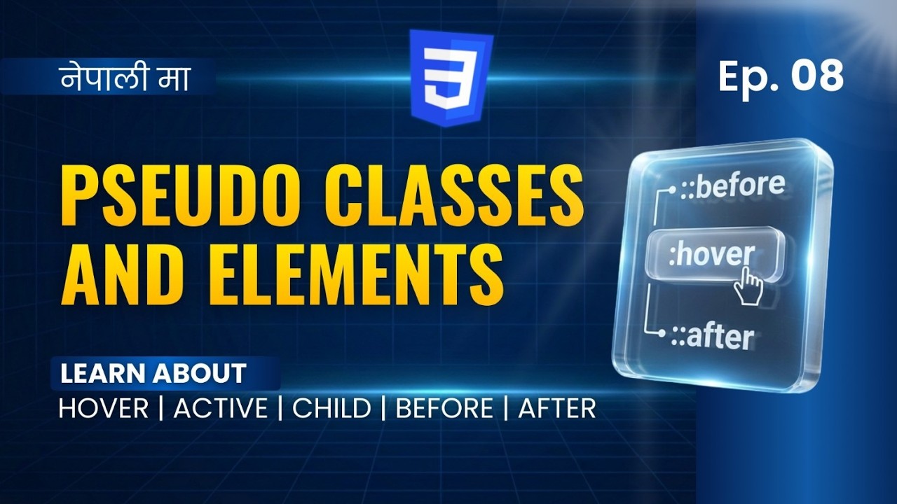 CSS Pseudo-classes & Pseudo-elements Explained | AgniBits