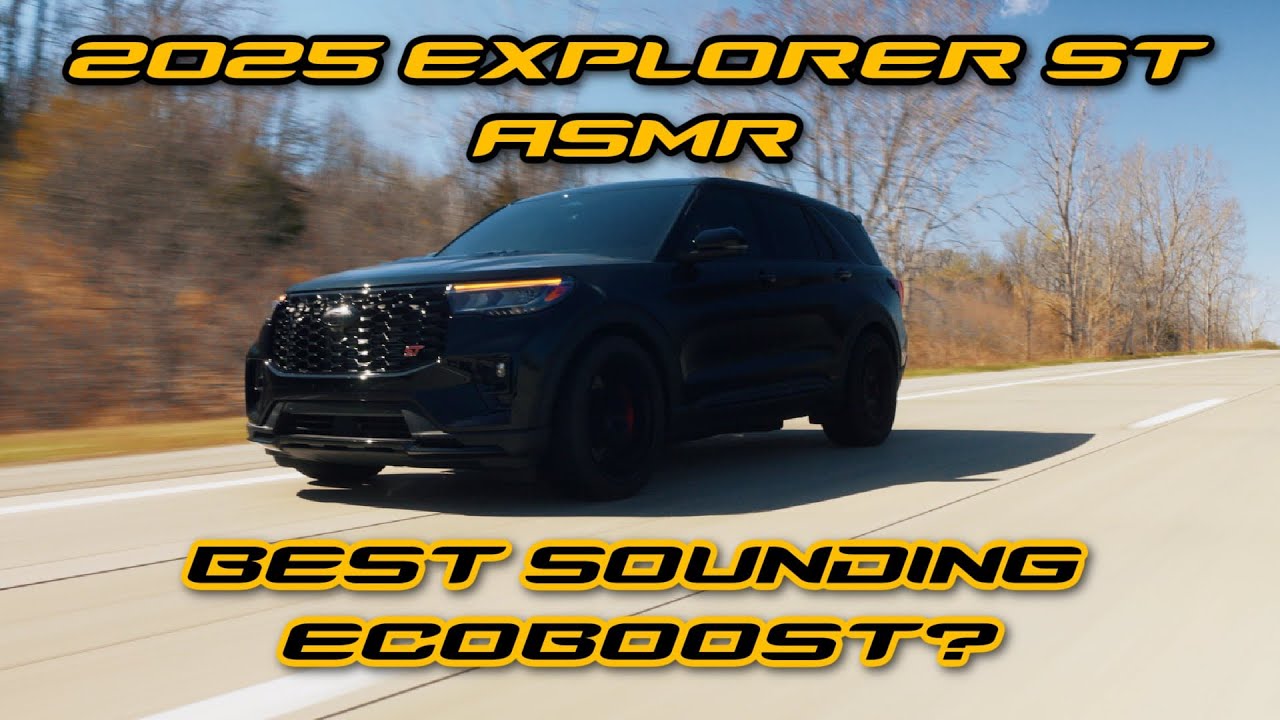 2025 Ford Explorer ST | Pure ASMR &ndash; Induction, Blow-Off, & Exhaust Sounds