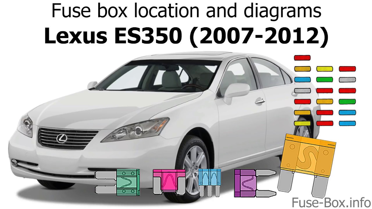 Fuse box location and diagrams: Lexus ES350 (2007-2012)