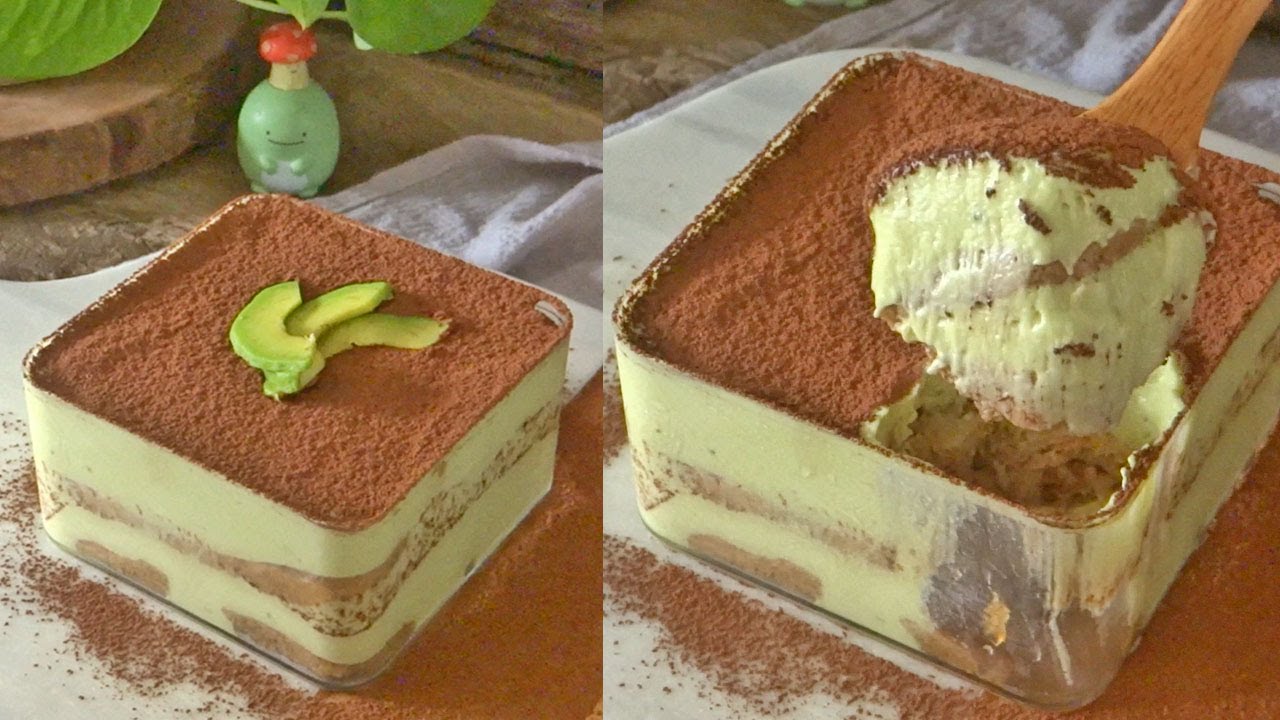 So Yummy! Avocado Tiramisu!!! Easy No Bake Dessert!