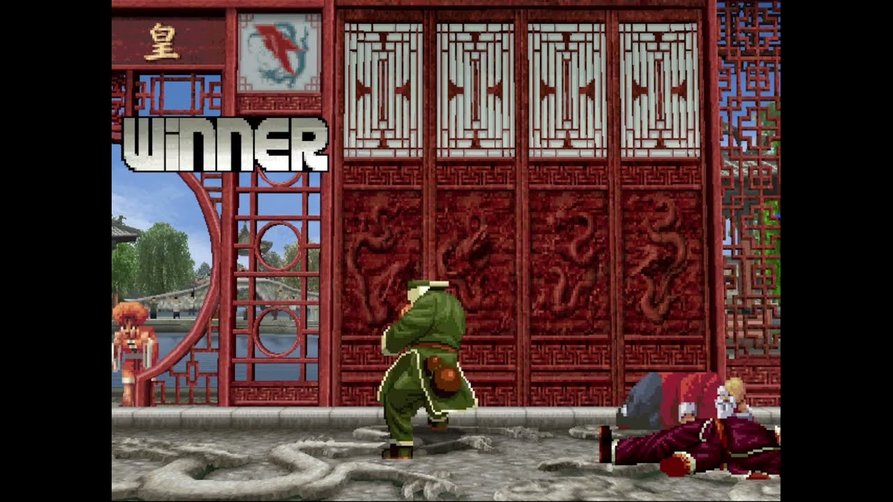 King of Fighters 2002 - Chin Gentsai (Intros & Win Poses)
