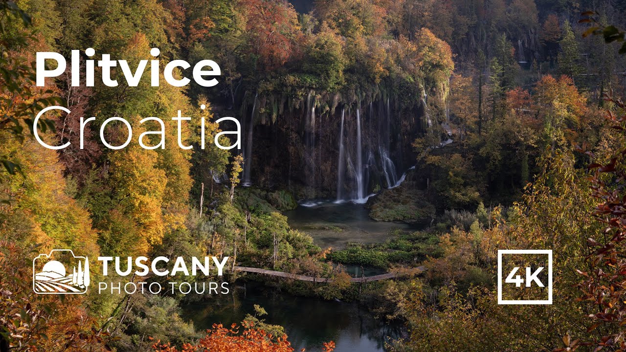 Croatia Nature in Autumn 4K — Plitvice Lakes Cinematic Drone Film with Calming Music