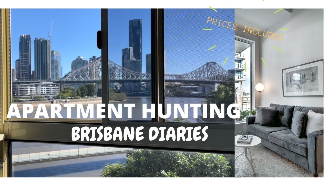 How much is rent in BRISBANE?  Four Apartments w/ prices + TIPS 🏘 #apartment hunting