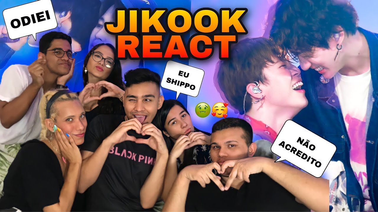 AMIGOS REAGINDO A JIKOOK PELA PRIMEIRA VEZ | REACTION JIKOOK FIRST TIME | Bryan Gomes