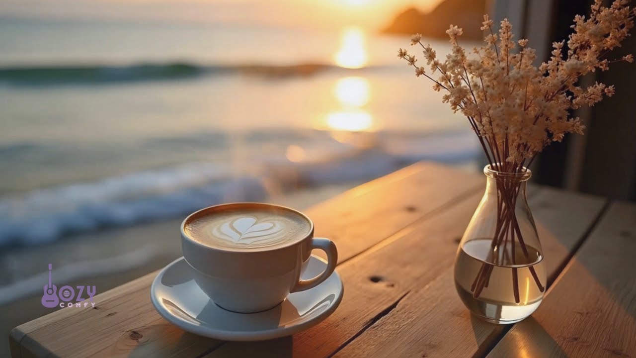 1 Hour Sunset Soothing Guitar &bull; Drift Into Stillness | Dozy Comfy