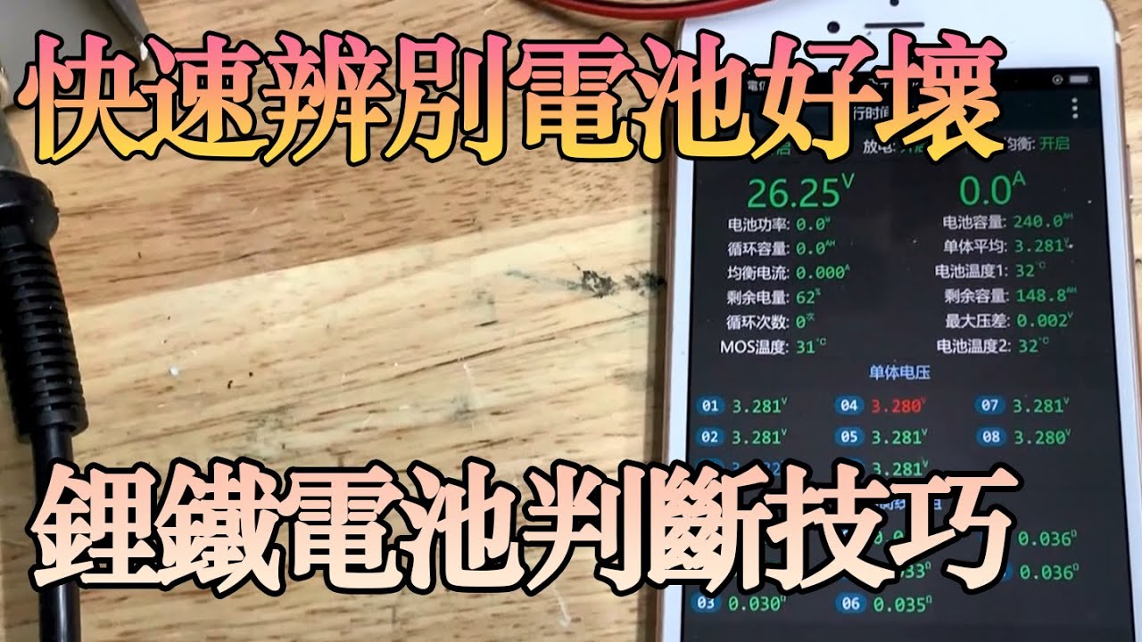 磷酸鐵鋰電池組裝教學：成品質量如何判定？ |教大家怎麼打造露營車|打造夢想的家|波利|露營車|DIY電池