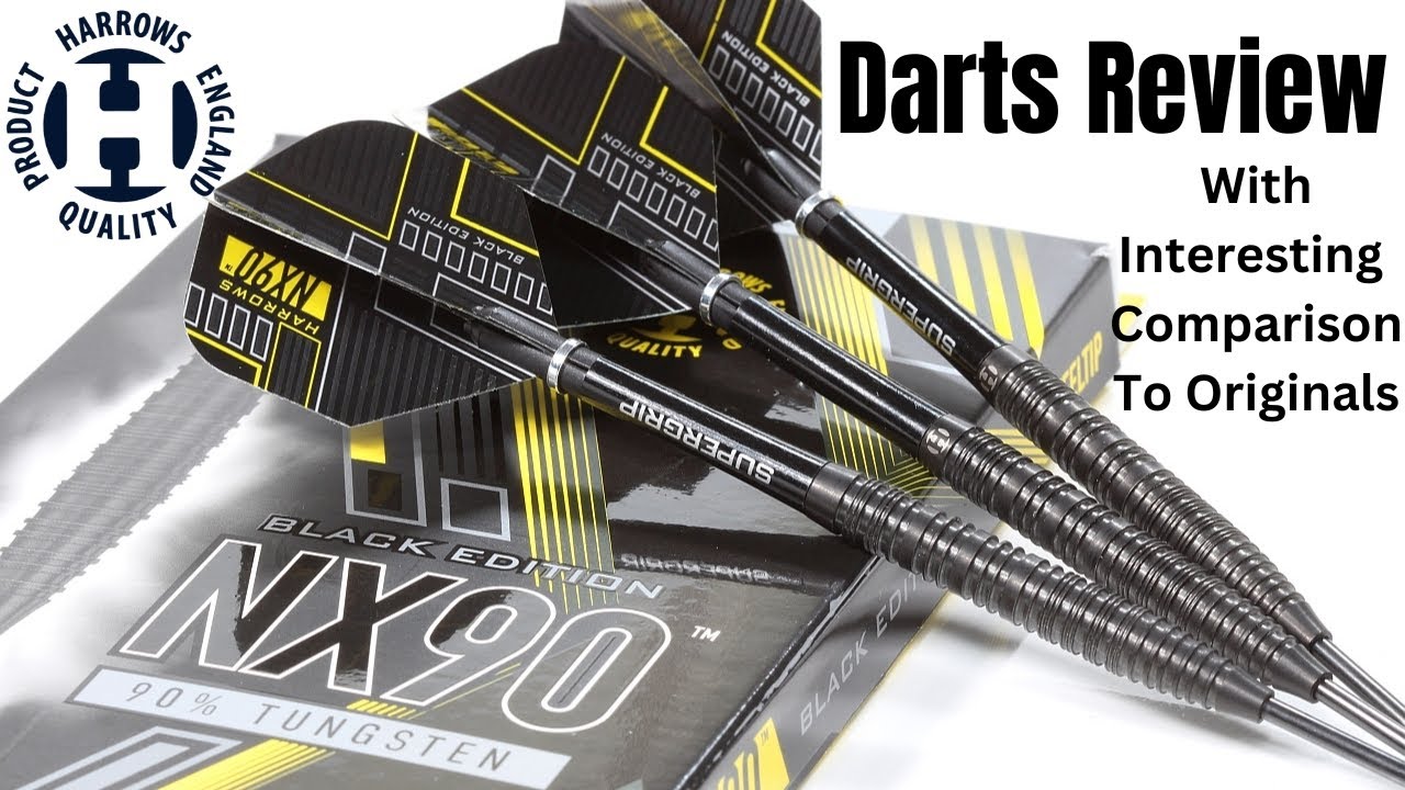 Harrows NX90 BLACK EDITION Darts Review With Interesting Comparison To Originals