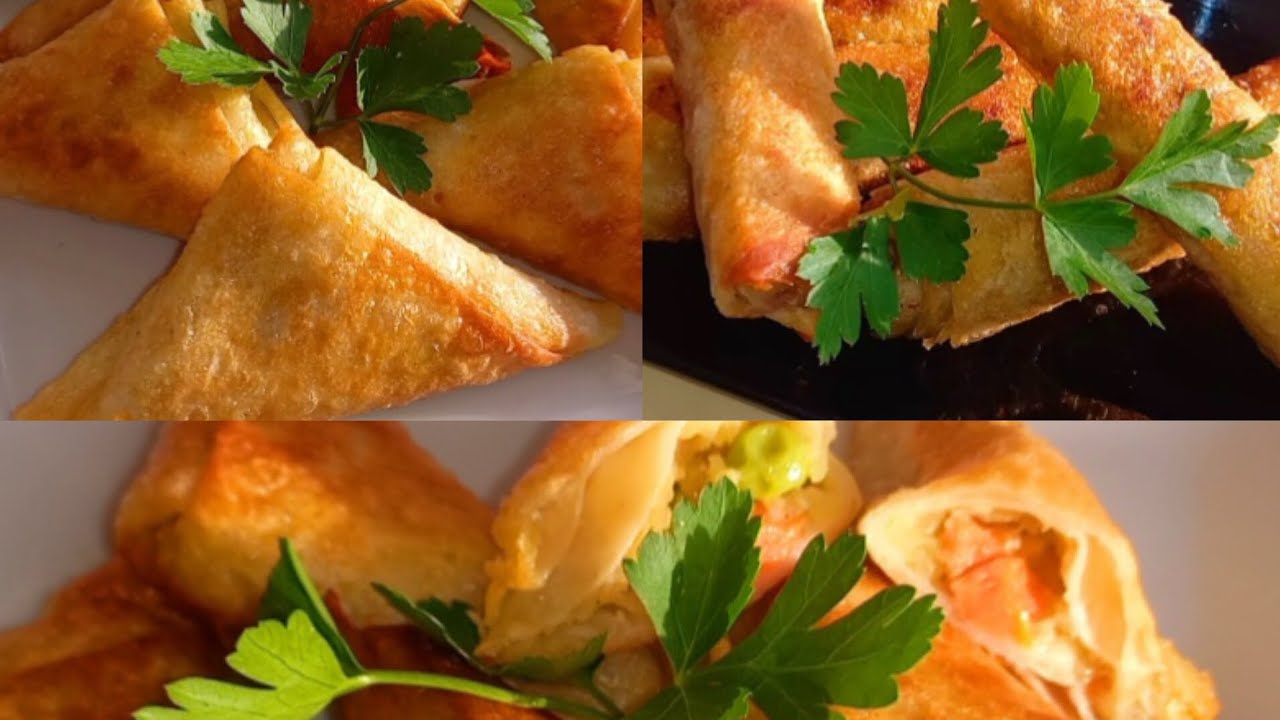 حشوات سمبوسك رهيبة لرمضان 😍 سر السمبوسك المقرمش + طريقة اللف الصح (لا يفوتكم آخر حشوة!)
