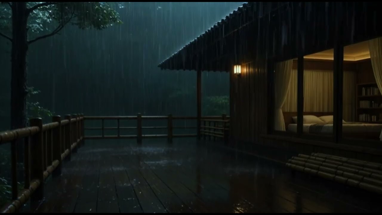 3 Hour Rain for Sleep & Study (No Ads) 🌧️ Soothing Nature Sounds for Relaxation