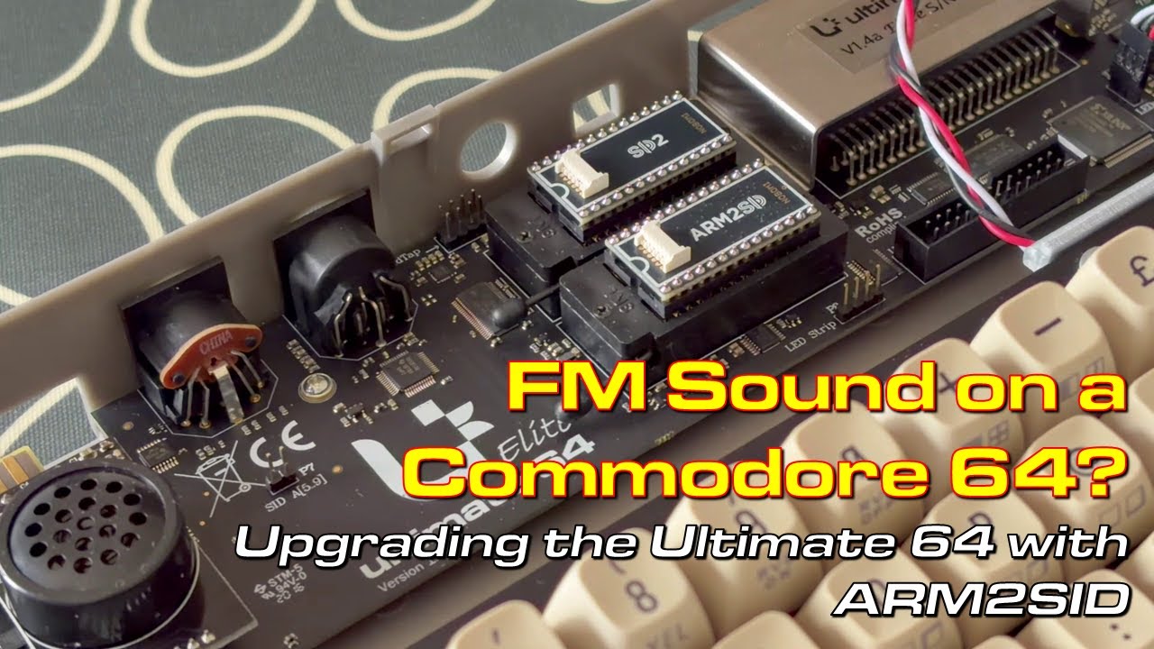 Your C64 Can Do FM Audio?! ARM2SID Install + Ultimate 64 Demo