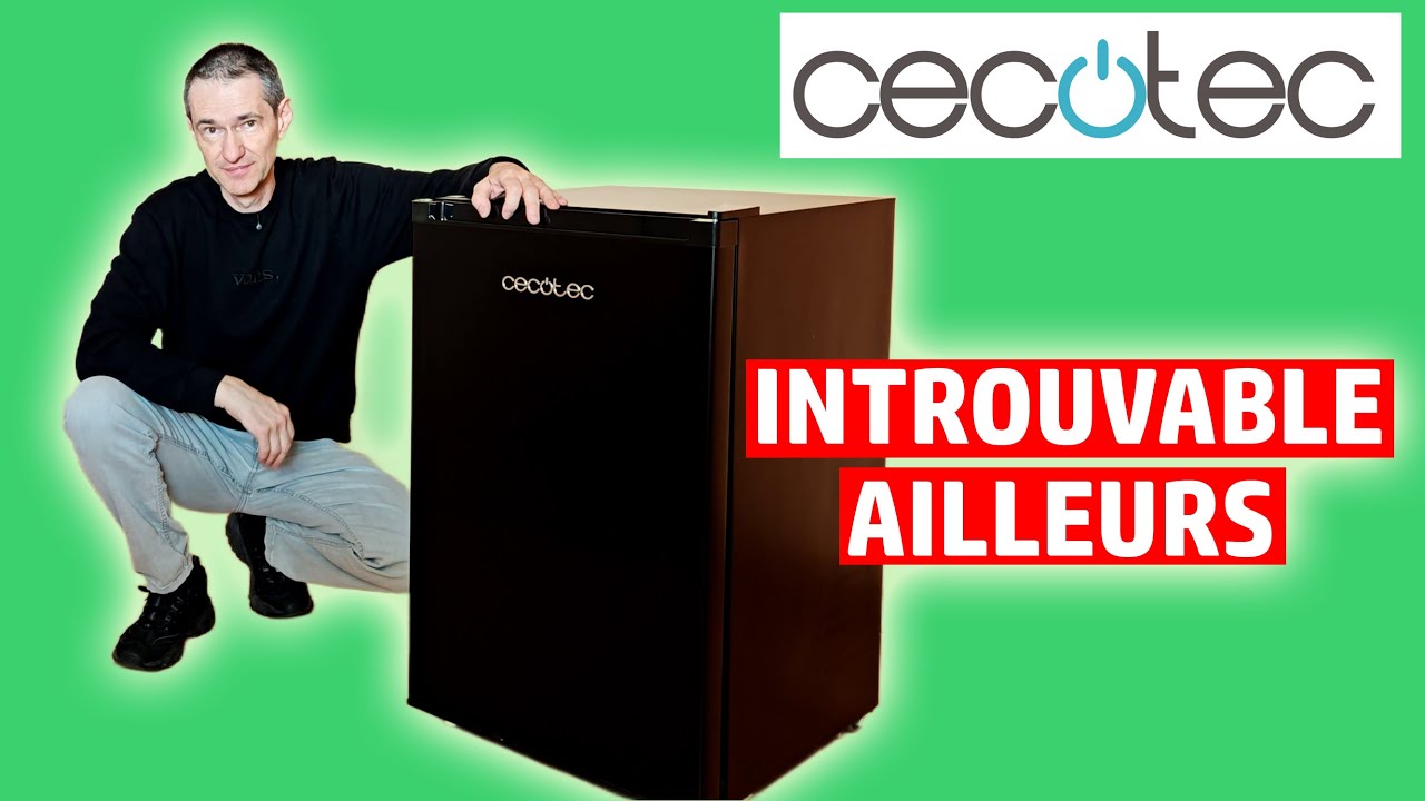 ✅  J'ai trouv&eacute; mon bonheur chez CECOTEC : un FRIGO NOIR !!! ✅