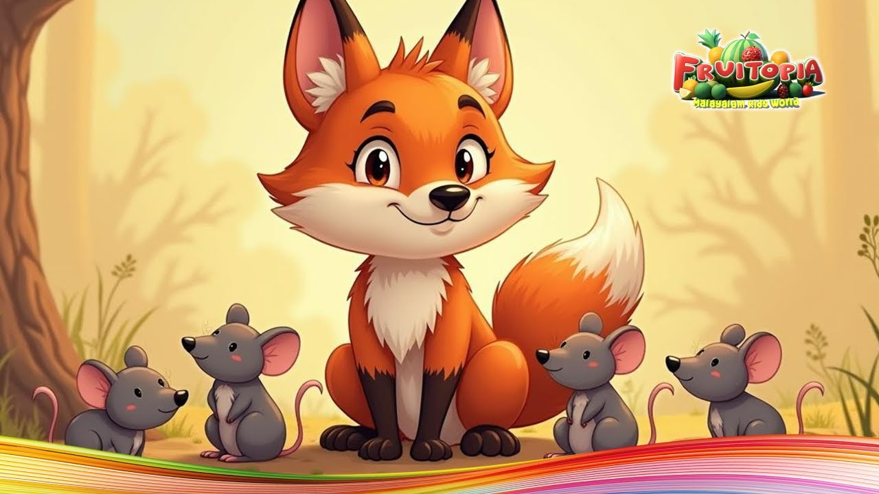 കുറുക്കന്റെ കൗശലം  | Malayalam Fun Filled Stories & Rhymes | Fruitopia Malayalam Kids TV