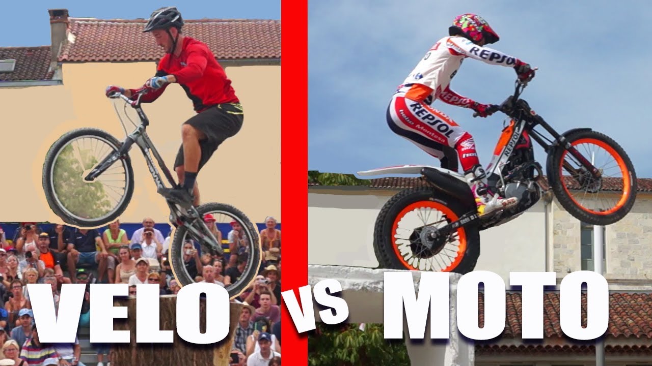 JE DÉFIE LE CHAMPION DU MONDE MOTO TRIAL (VTT vs MOTO)