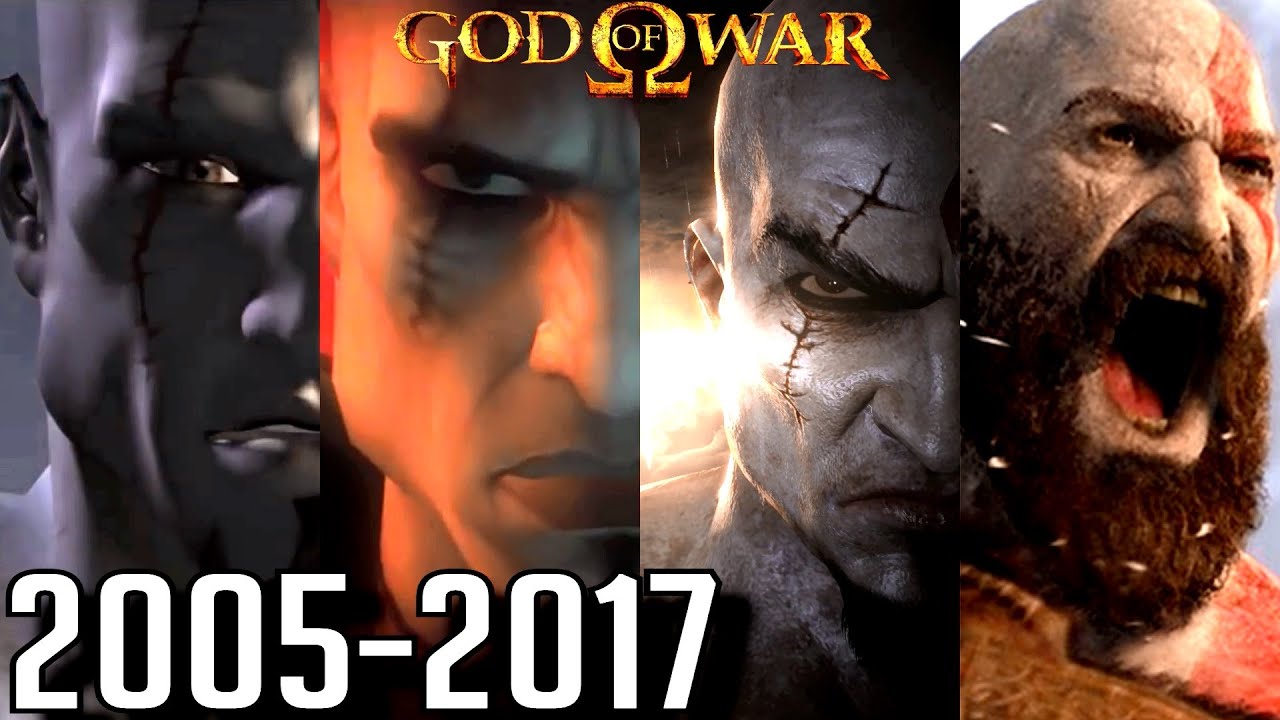 God of War ALL INTROS 2005-2017 (PS4, PS3, PS2, PSP)