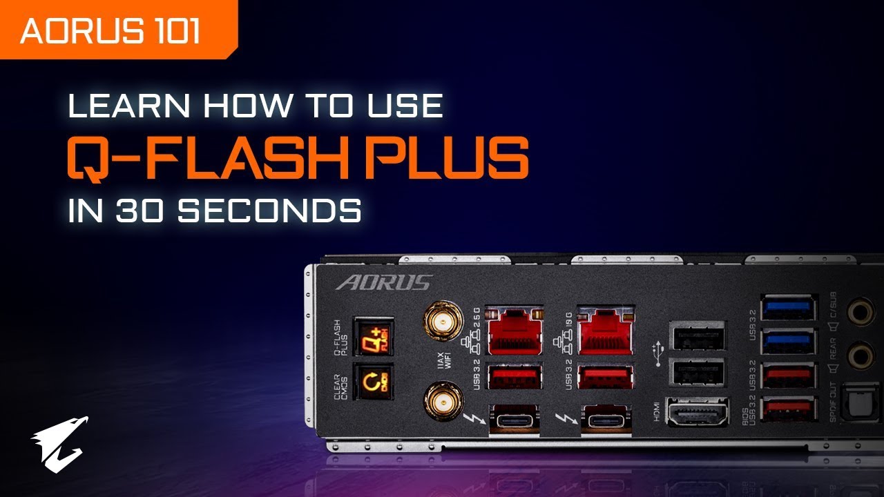 How to use Q-FLASH PLUS | AORUS 101