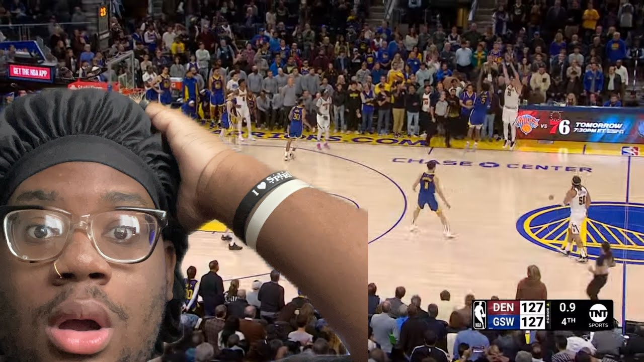 JOKIC HALFCOURT GAME WINNER OMG!! | Denver Nuggets Vs Golden State Warriors NBA Highlights reaction