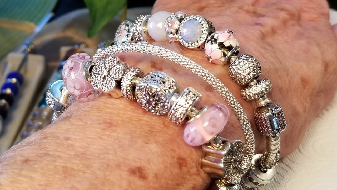 Design with me!! Best is last!!! 1.19.19 Flower Theme Pandora Bracelet!!!