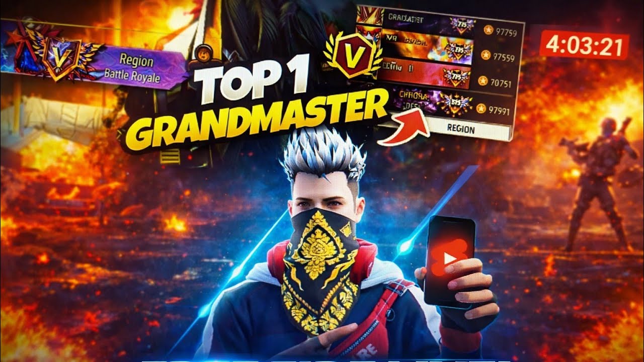🔴[Live Free Fire New Rank Season Rank Push Live !!😱🎉