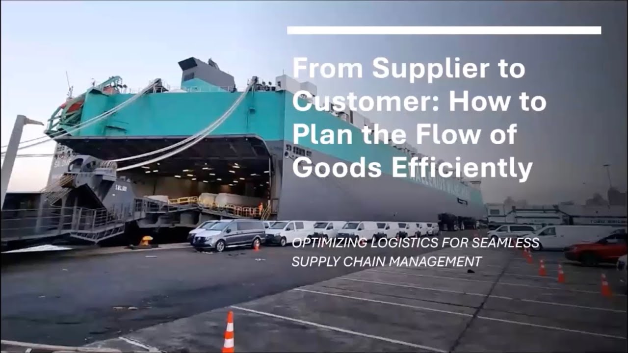 Logistics and Transportation Planning Management: Improving the Flow of Goods Webinar