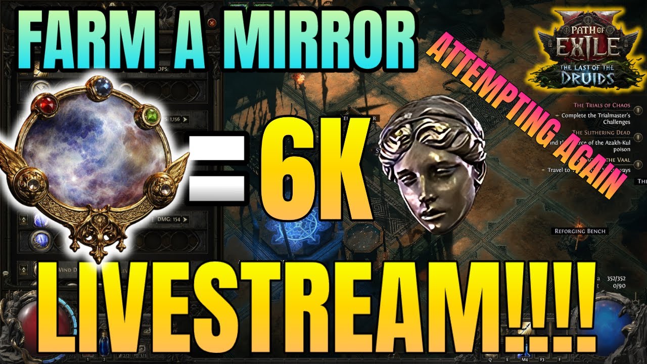 [PoE 2] Second Day -  Farm a Mirror (6k Divines) - Simple Strategy in Path of Exile 2
