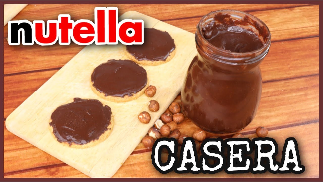 COMO HACER NUTELLA CASERA PASO A PASO | CREMA DE AVELLANAS CASERA FÁCIL | NatyGloss Cocina