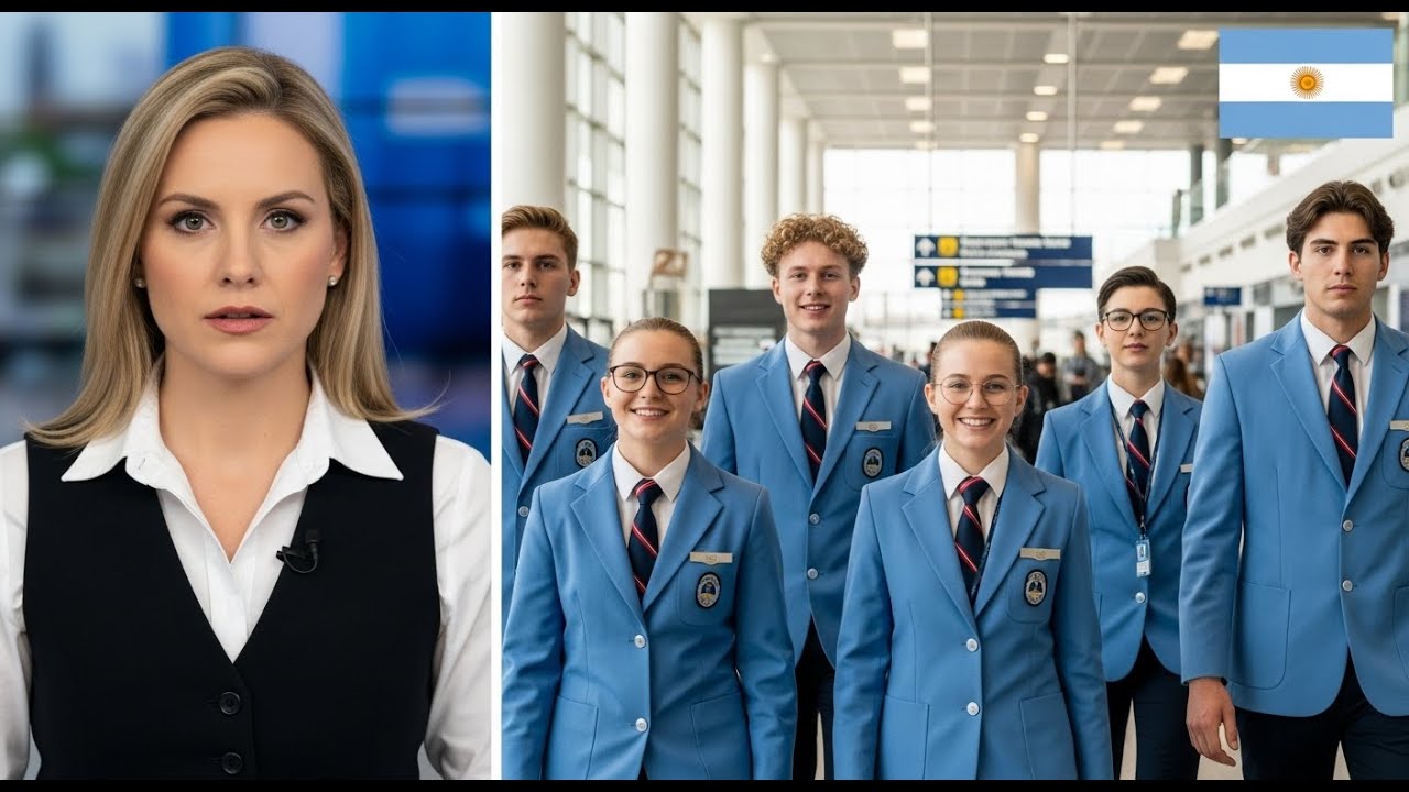 28 estudiantes finlandeses aterrizan en Argentina; 5 minutos bastan para cambiar su visión.
