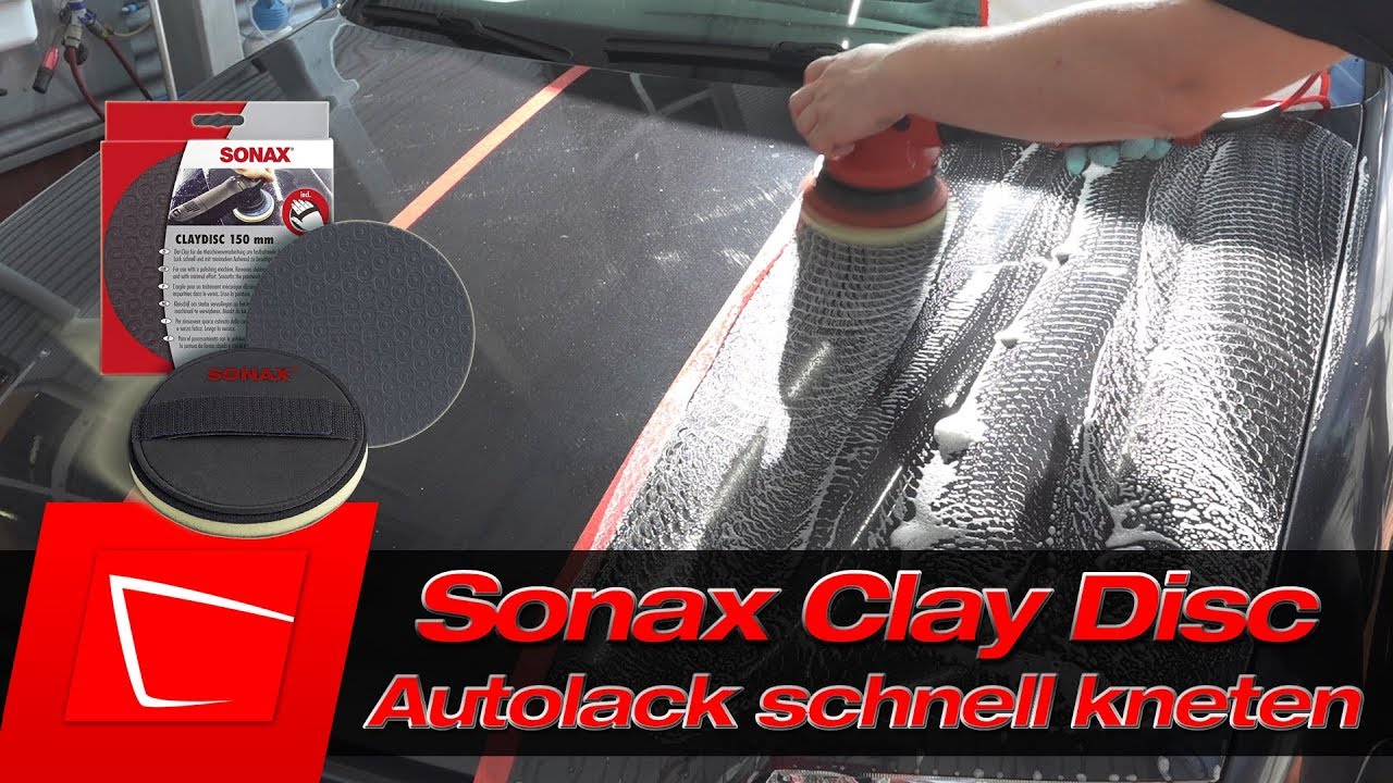 SONAX CLAY DISC vs. REINIGUNGSKNETE Vergleich - Lack schnell kneten inkl. Petzoldts Magic Clean