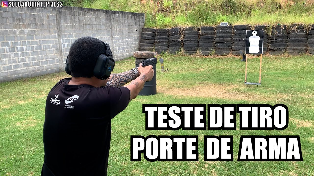 PASSO A PASSO - TESTE DE TIRO PARA PORTE DE ARMA COM INSTRUTOR CREDENCIADO A POLÍCIA FEDERAL