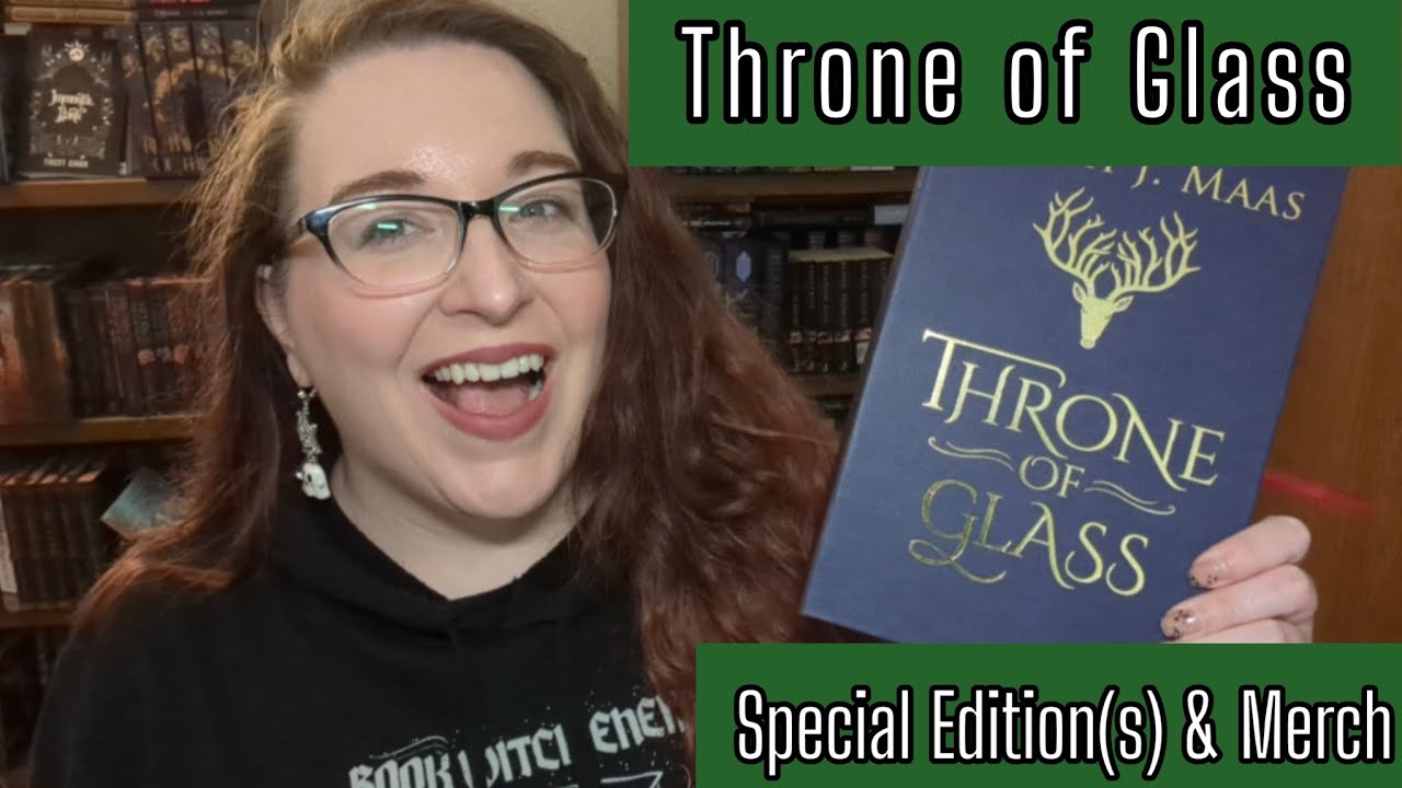 Throne of Glass: Special Edition Books and Book Merch 🌲 Throne of Glass by Sarah J. Maas Collection