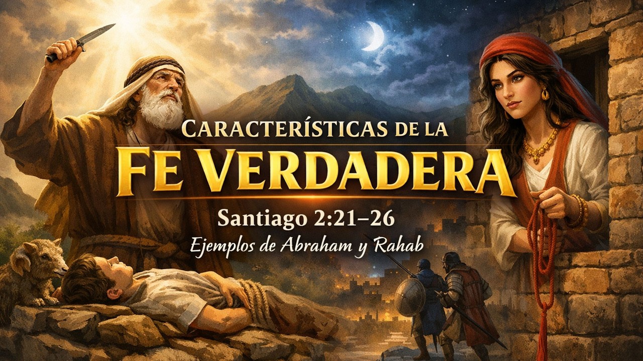 Características de la Fe verdadera, Santiago 2:21–26; Ps. Juan Durán.