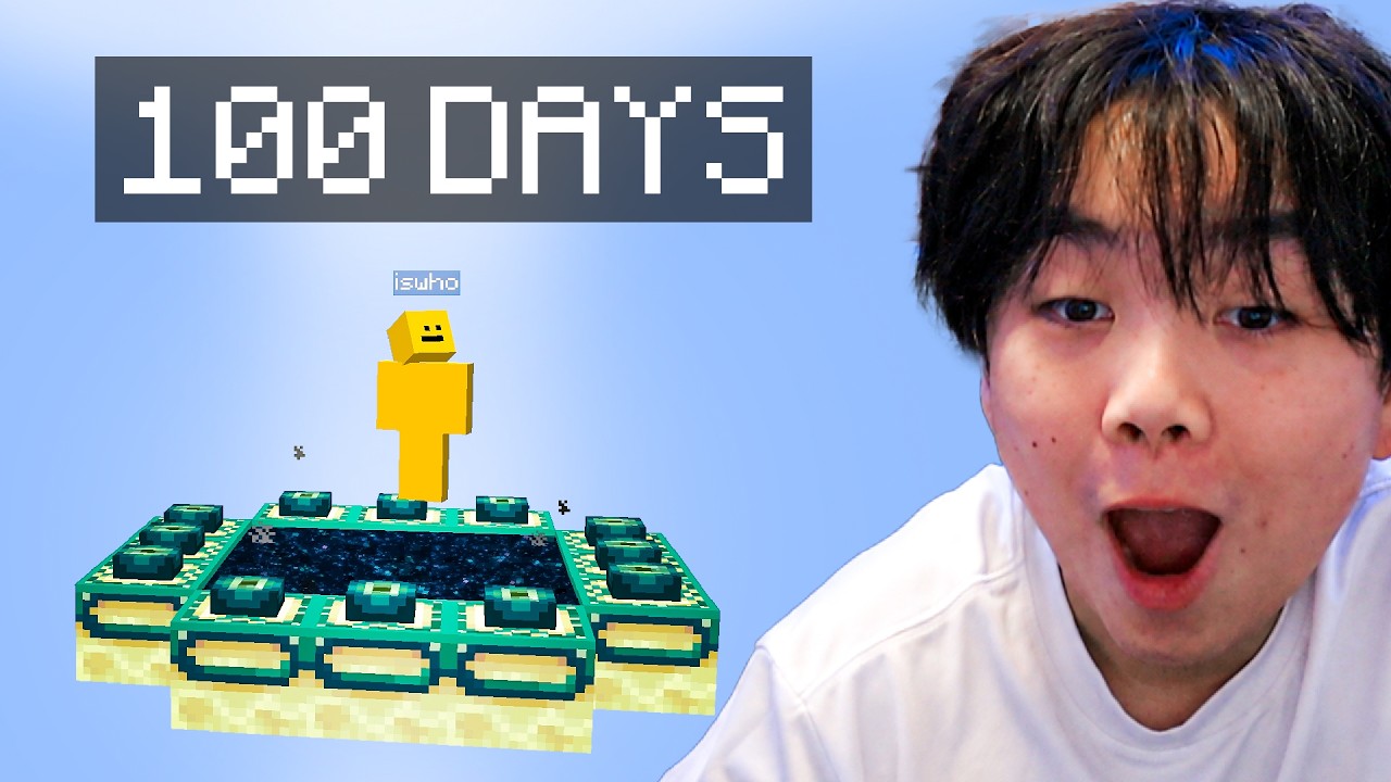 He Survived 100 Days Stuck on an End Portal