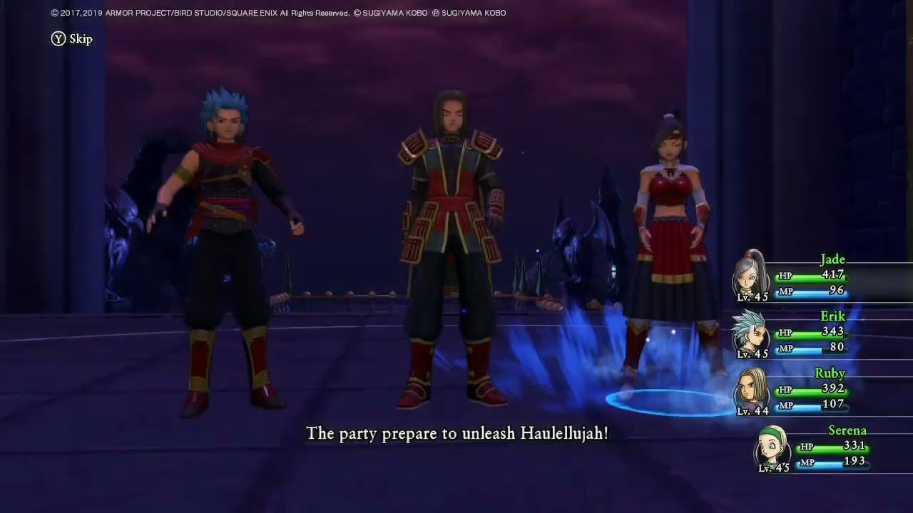 DQ11S - early strong equipment