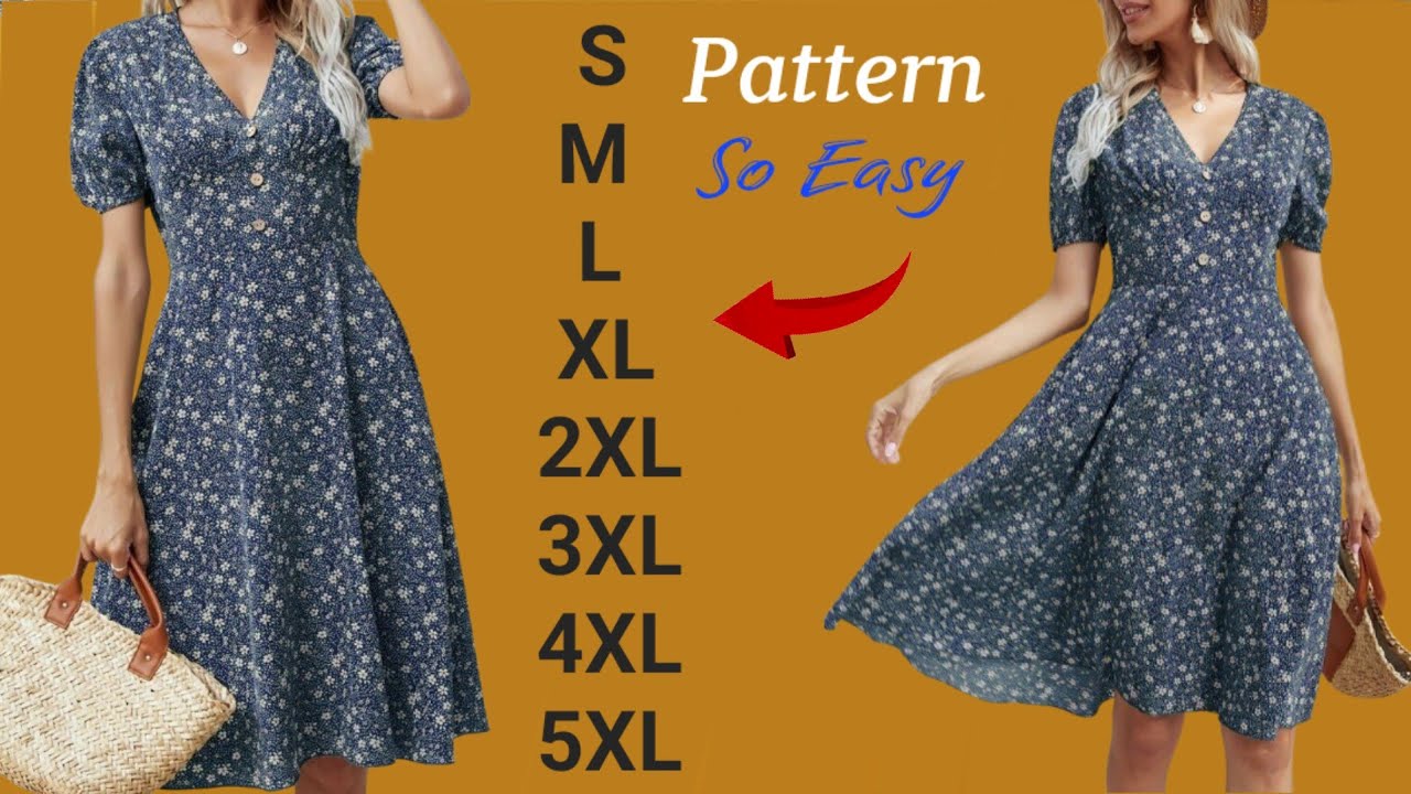 ⚘️ New Trends ⚘️Stylish Trendy Dress This Year's ✂️ Pattern for a Beautiful Dress 💃Cut and Sew