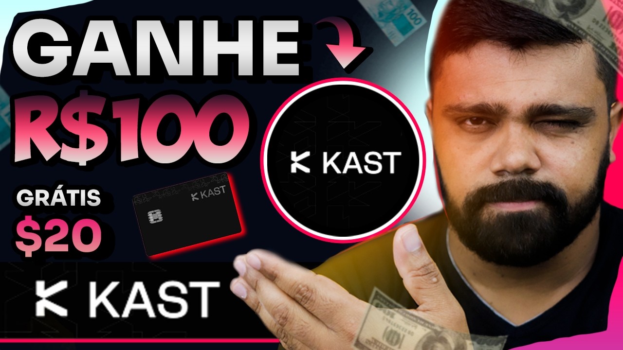 URGENTE! NOVA PROMO&Ccedil;&Atilde;O IN&Eacute;DITA GANHE R$100 GR&Aacute;TIS CART&Atilde;O ( KAST ) TUTORIAL COMPLETO!