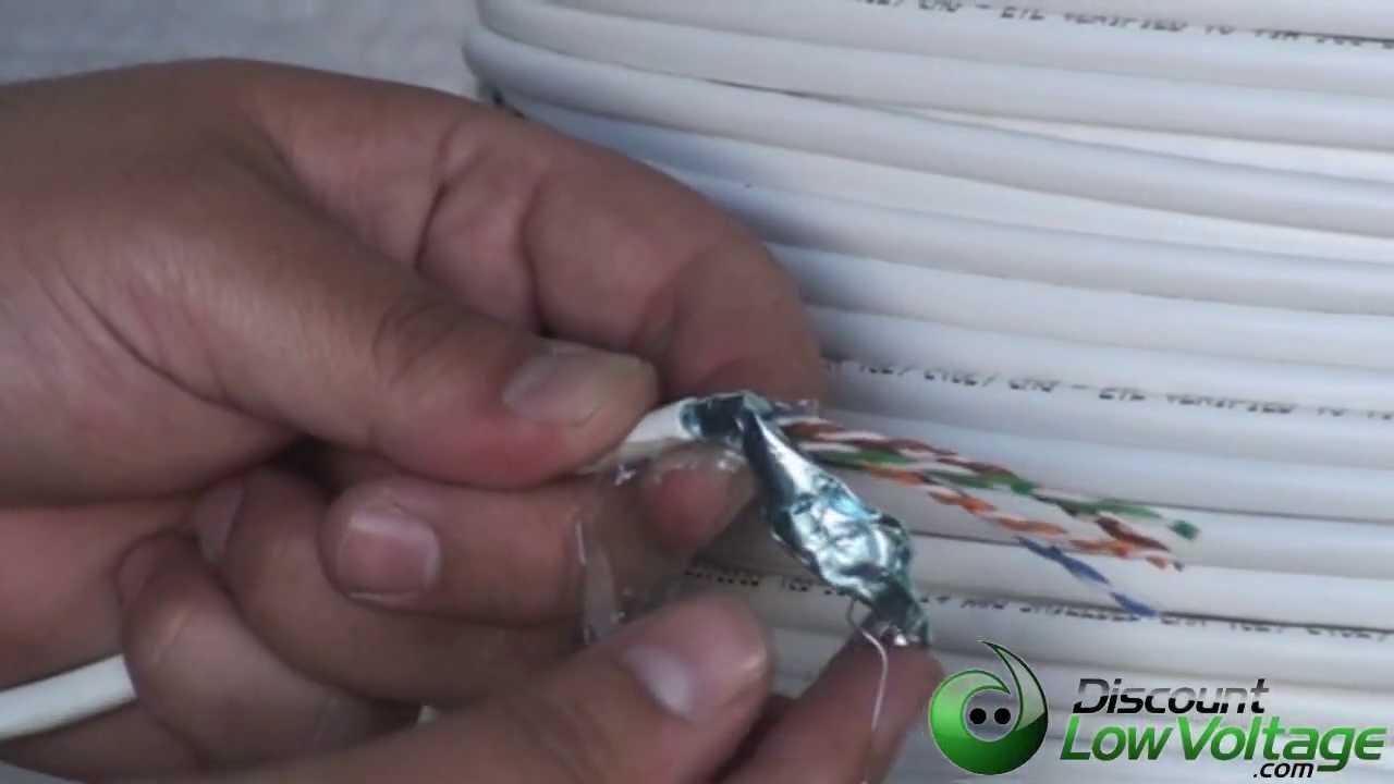 Cat5e Shielded twisted 4 pair STP cable PVC Plenum