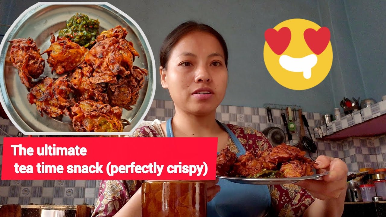 Home made pyaj ko pakoda🧅😊||amritagm||#vlogging #viral 