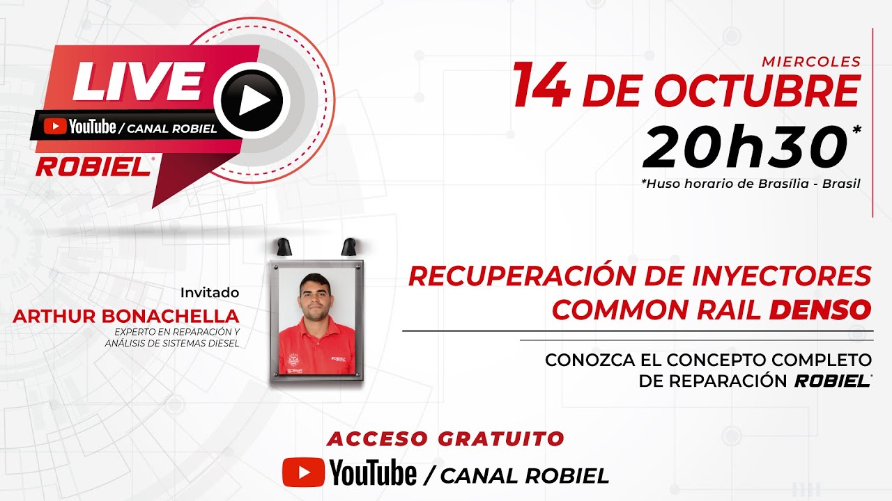 Live Robiel - Recuperación de Inyectores Common Rail Denso