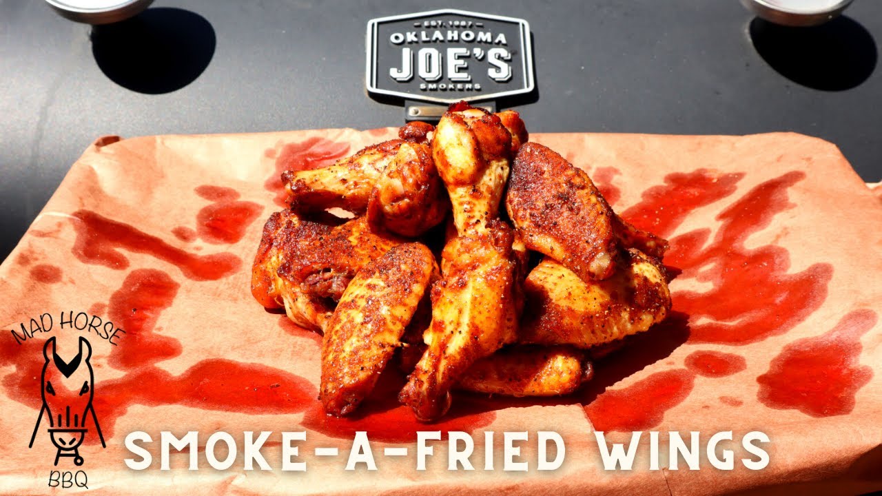 Oklahoma Joe's Highland Reverse Flow Offset Smoker - Smoke-A-Fried Wings