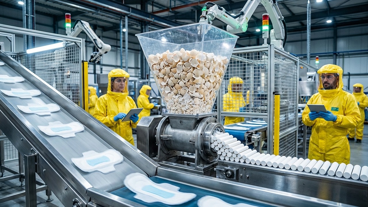 Inside The Largest Modern Eggshell-to-Chalk Factory & Chalk Production Process (Full Process)