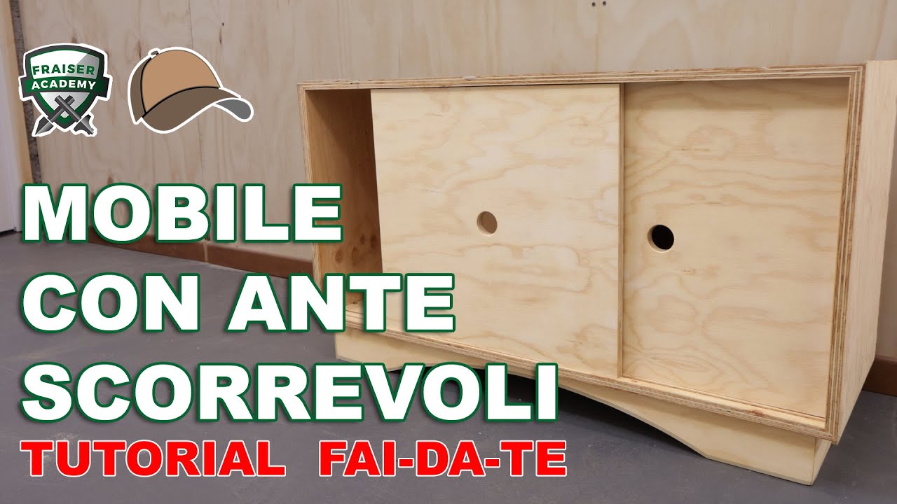 Mobile ante scorrevoli fai da te legno | Guida tutorial pratica | Fraiser & White Ghost